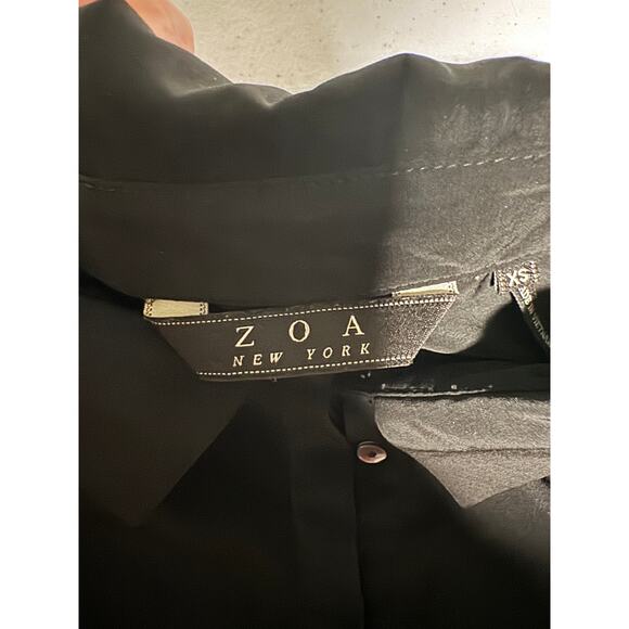 Zoa New York Black Blouse - XS - Picture 7 of 9